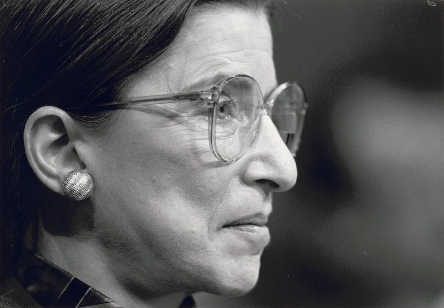 Ruth Bader Ginsburg at the Senate confirmation hearing for her appointment to the Supreme Court on July 20th, 1993.